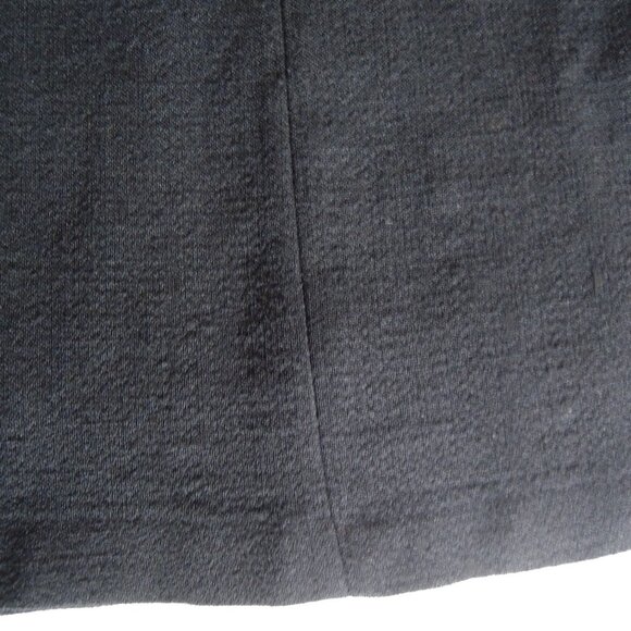 Laura Urbinati Black 100% Wool Skirt w/Pockets Italian Made M/L - Picture 4 of 9